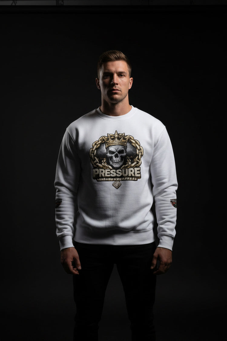 Chain Gang Crewneck Sweatshirt | Graphic Streetwear - We Rise Above
