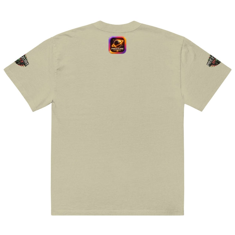 Chain Gang Oversized Faded T-Shirt | Heavyweight Streetwear Tee - We Rise Above