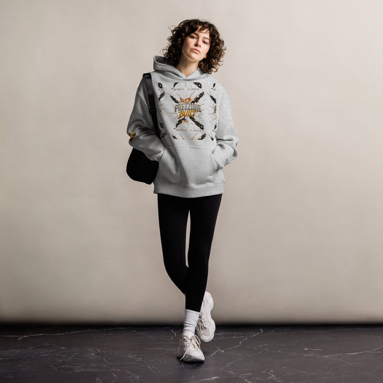 Contained Oversized Hoodie with Relaxed Streetwear Fit - We Rise Above