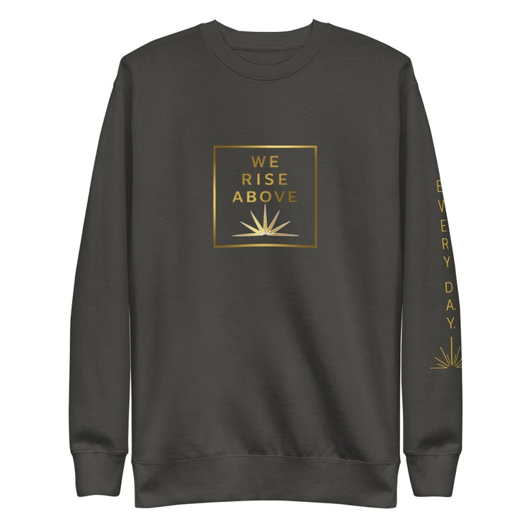 Darkest Nights Crew Sweatshirt | Graphic Streetwear - We Rise Above
