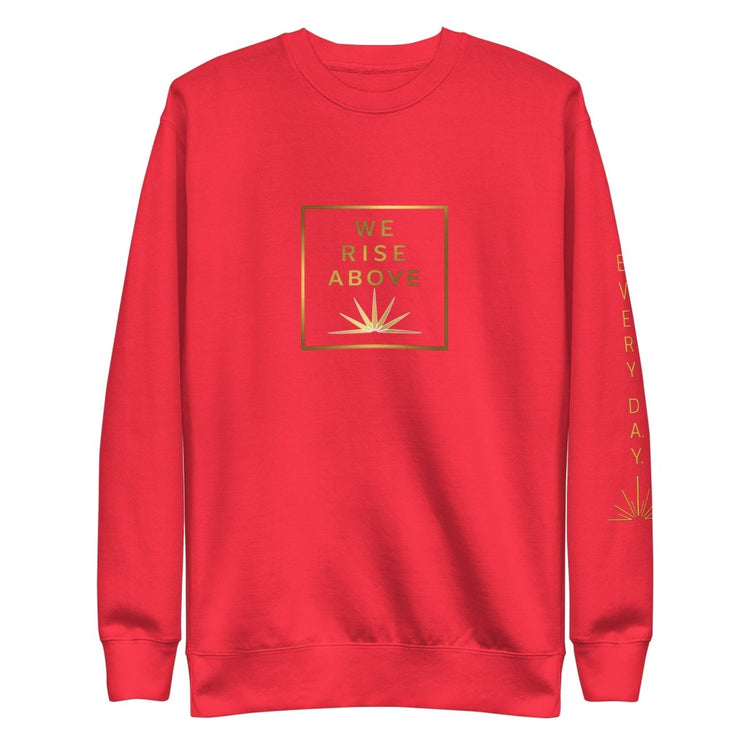 Darkest Nights Crew Sweatshirt | Graphic Streetwear - We Rise Above