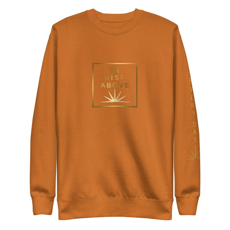 Darkest Nights Crew Sweatshirt | Graphic Streetwear - We Rise Above