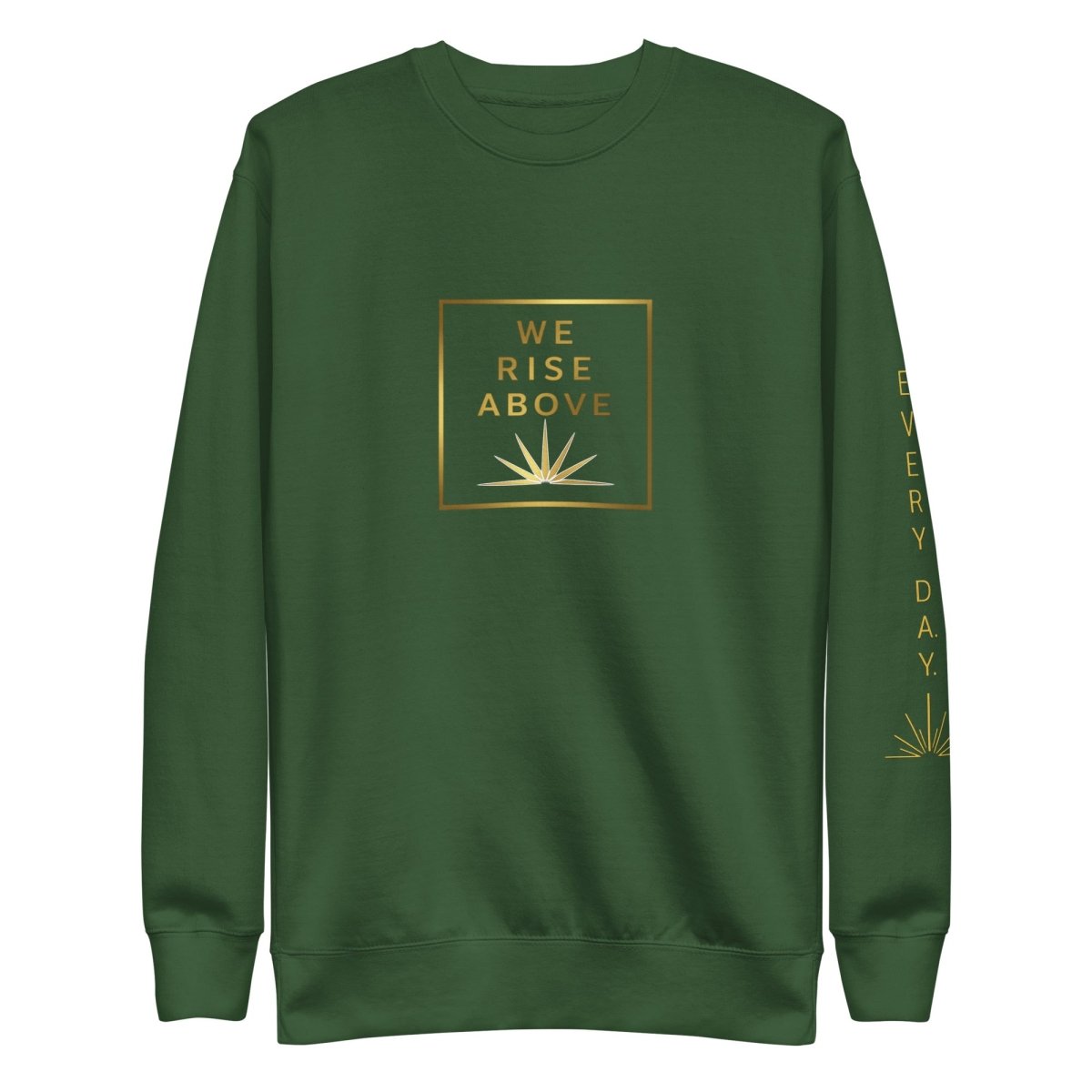 Darkest Nights Crew Sweatshirt | Graphic Streetwear - We Rise Above