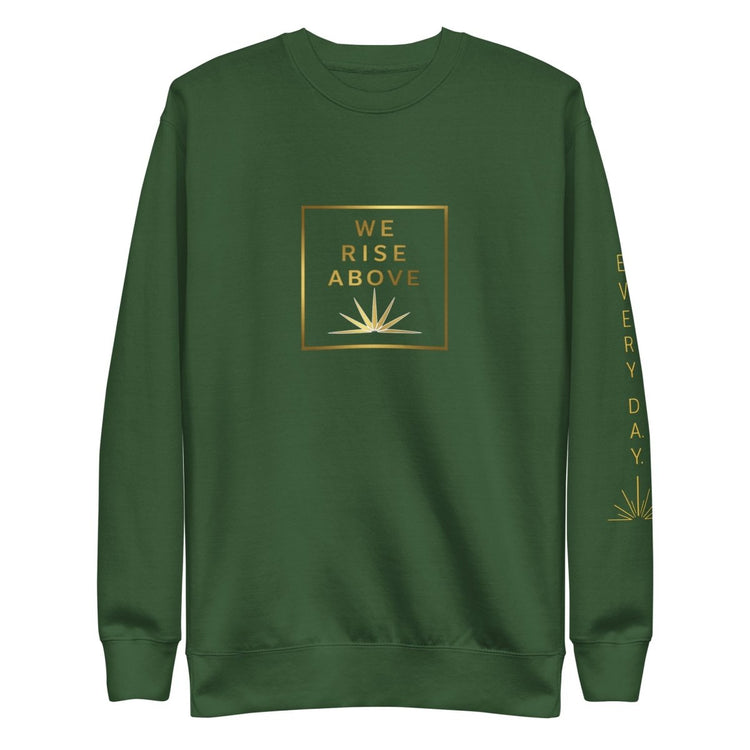 Darkest Nights Crew Sweatshirt | Graphic Streetwear - We Rise Above