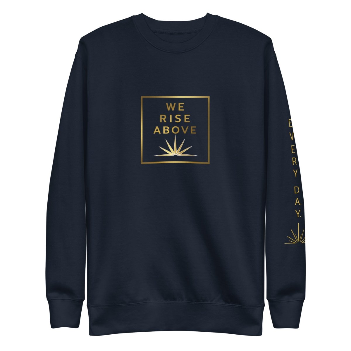 Darkest Nights Crew Sweatshirt | Graphic Streetwear - We Rise Above