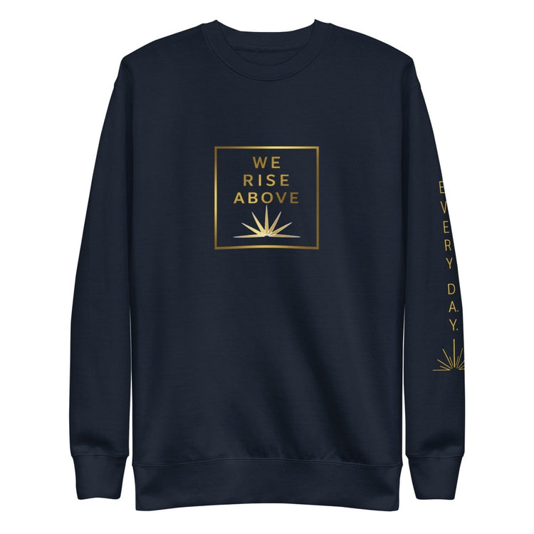 Darkest Nights Crew Sweatshirt | Graphic Streetwear - We Rise Above