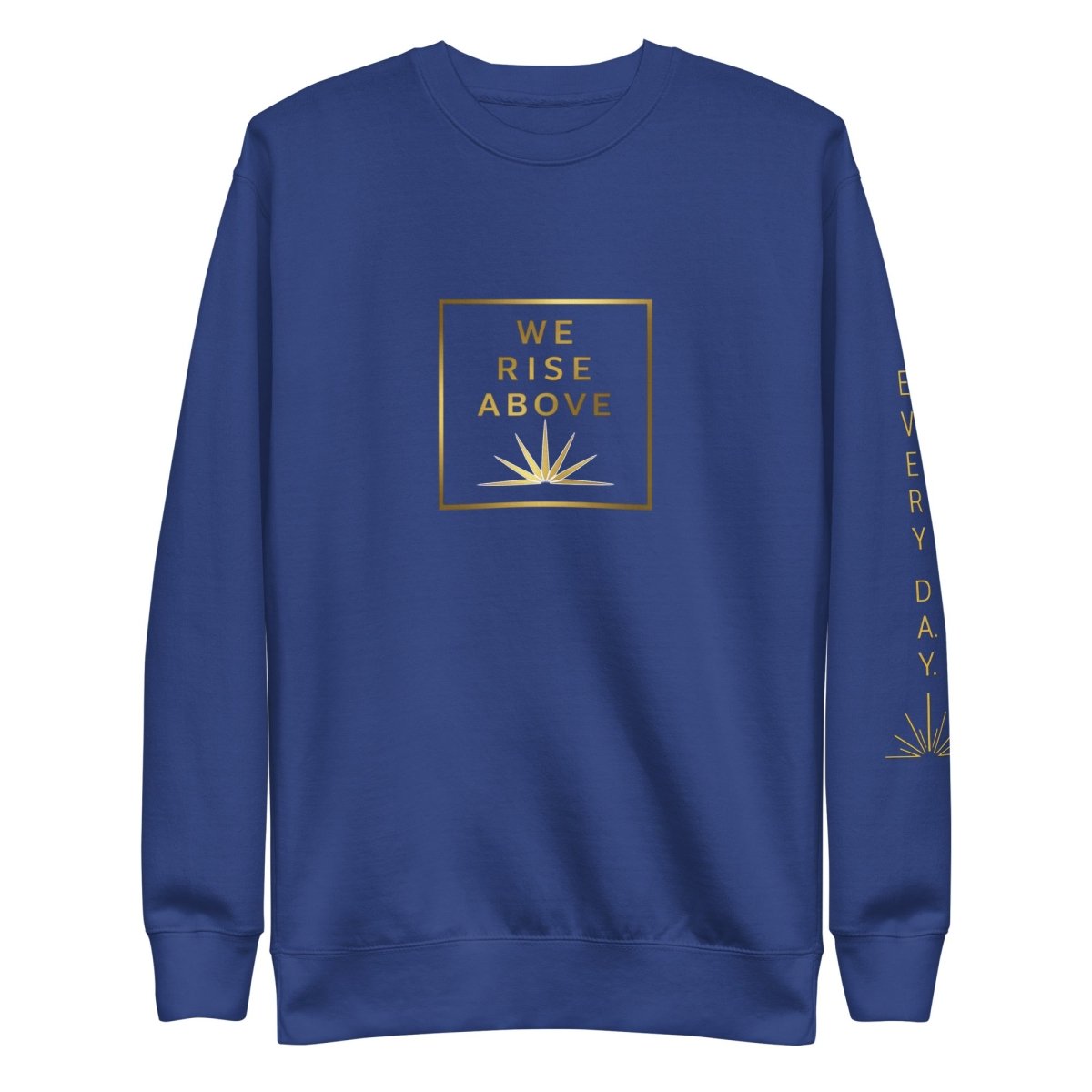 Darkest Nights Crew Sweatshirt | Graphic Streetwear - We Rise Above