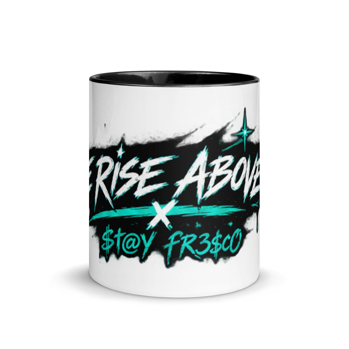 Exclusive STAY FRESCO Ceramic Coffee Mug - We Rise Above