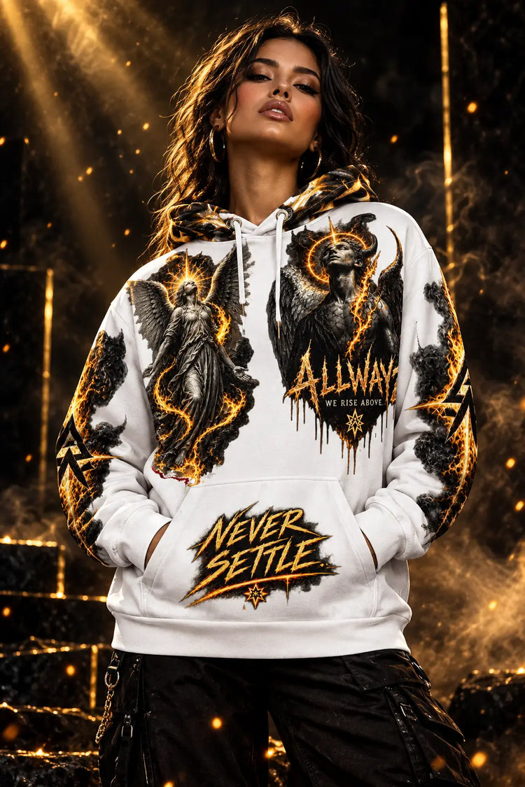 ALLWAYZ NEVER SETTLE Cosmic Rebellion Hoodie