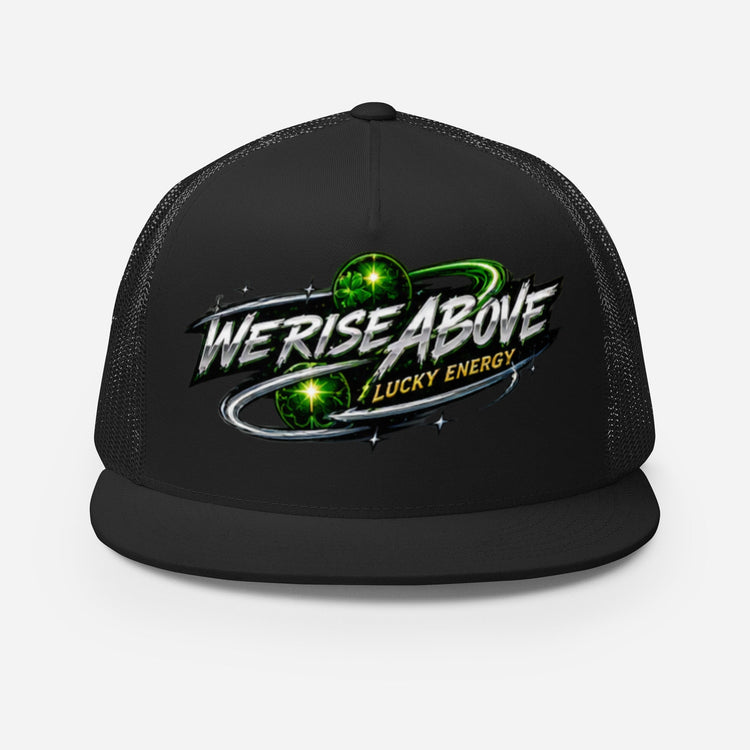 LUCKY ENERGY X WRA Trucker Cap Mesh Back Snapback - We Rise Above