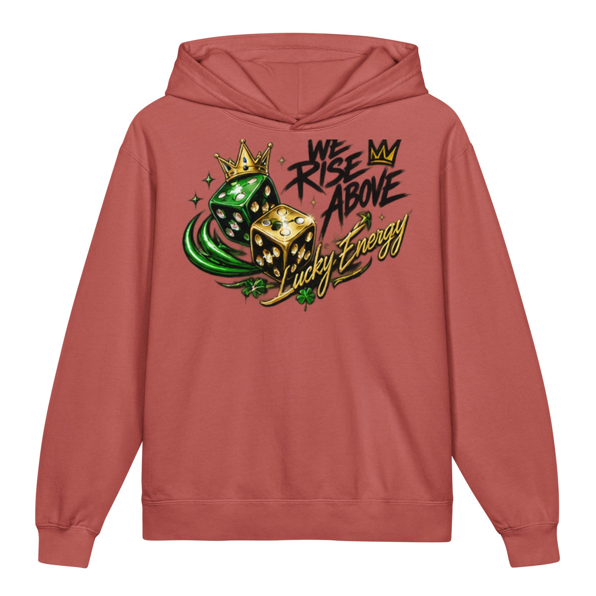 LUCKY ENERGY Youth Lightweight Hooded Sweatshirt - We Rise Above