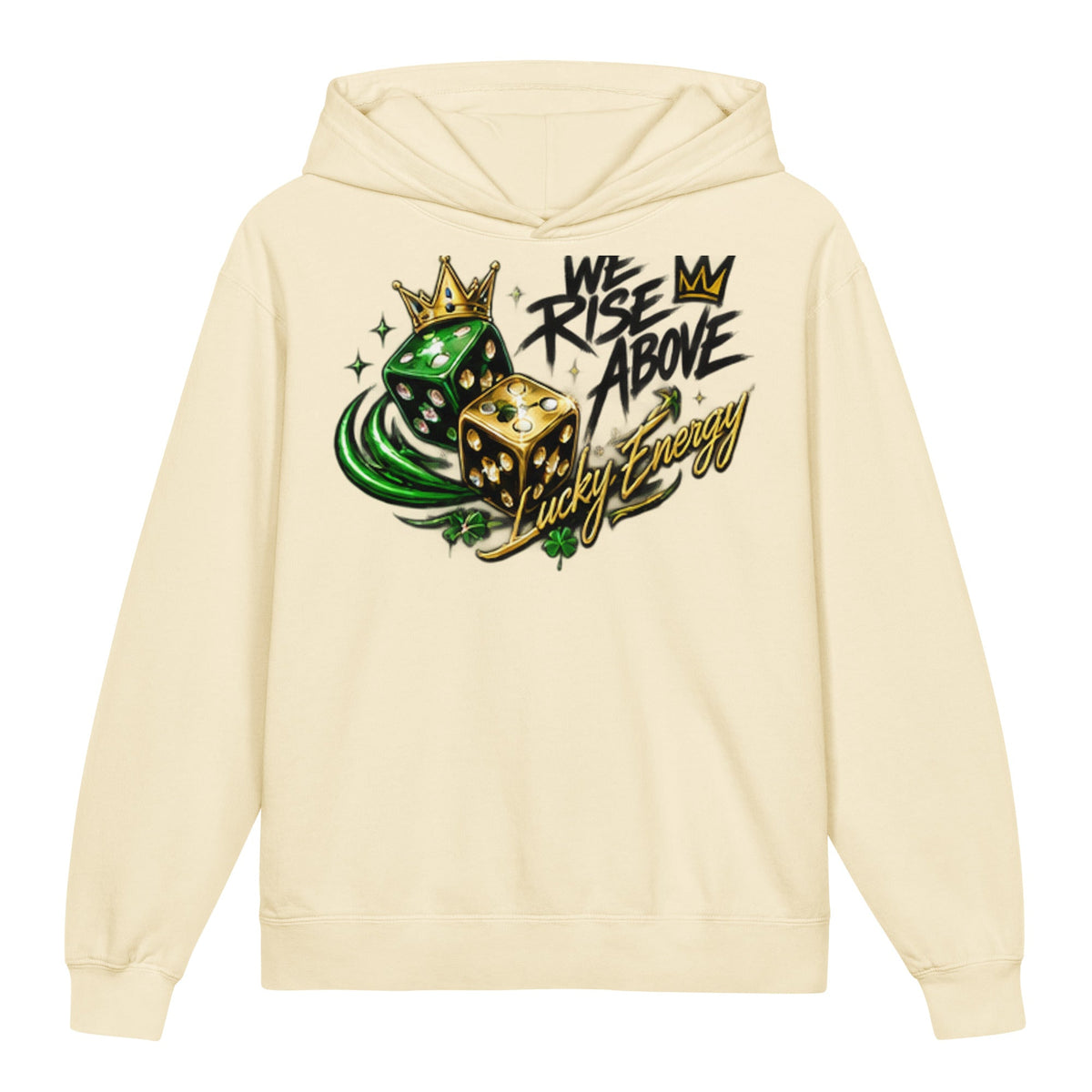 LUCKY ENERGY Youth Lightweight Hooded Sweatshirt - We Rise Above