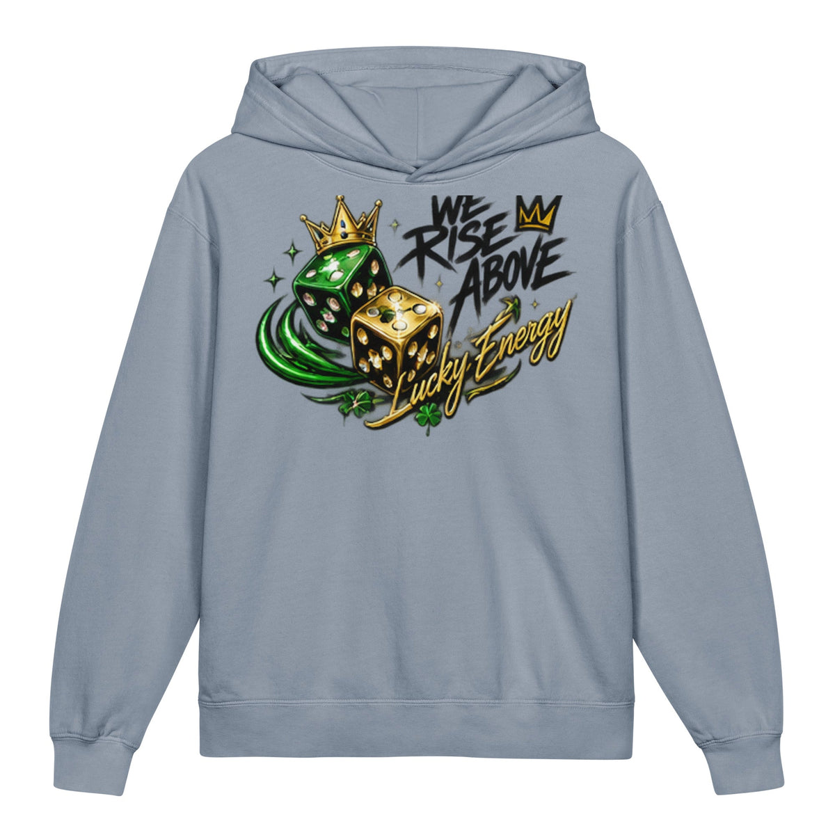 LUCKY ENERGY Youth Lightweight Hooded Sweatshirt - We Rise Above