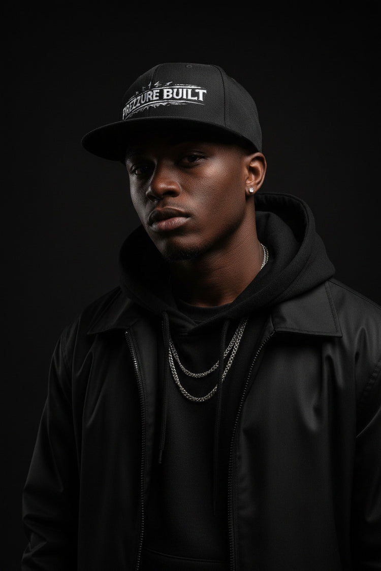 PB Snapback Cap | Adjustable-Fit Streetwear Logo Hat - We Rise Above