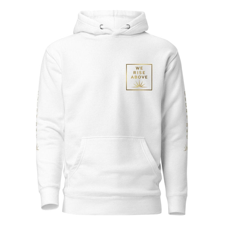 WE RISE ABOVE | Rise Light Purpose Premium Pullover Hoodie - PREZZUREVERSE