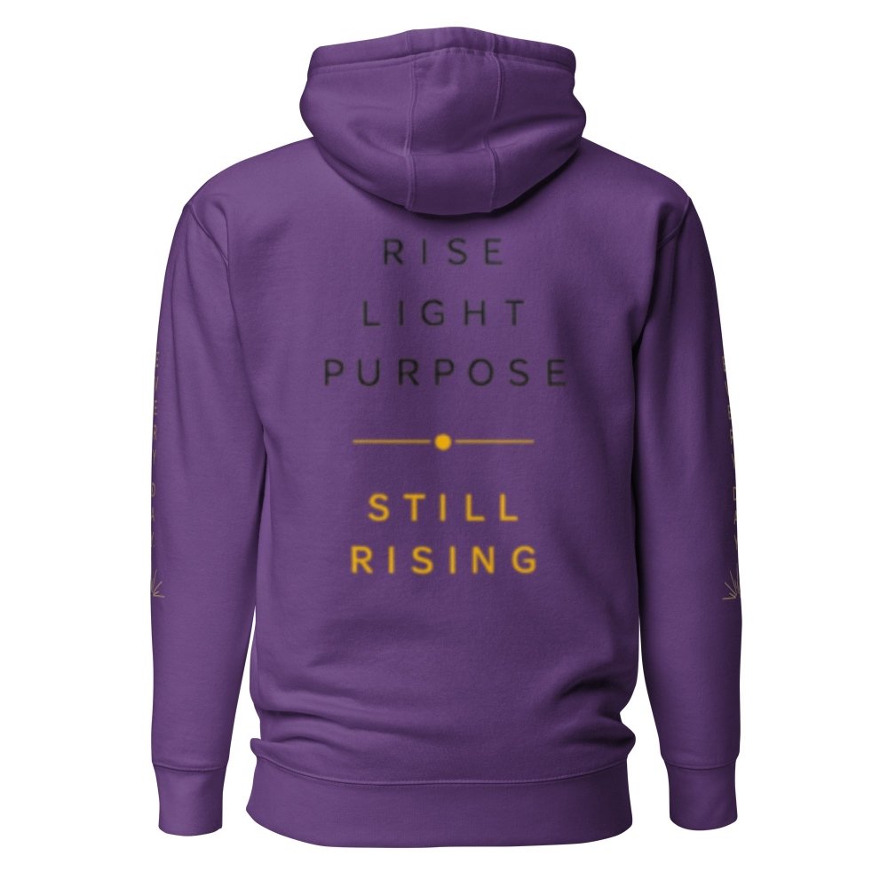 WE RISE ABOVE | Rise Light Purpose Premium Pullover Hoodie - PREZZUREVERSE