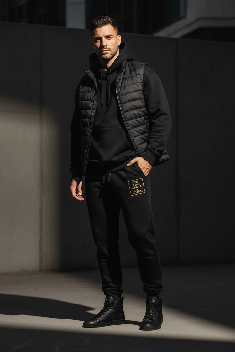 Rise Up Fleece Joggers | Stylish Streetwear for Comfort - We Rise Above