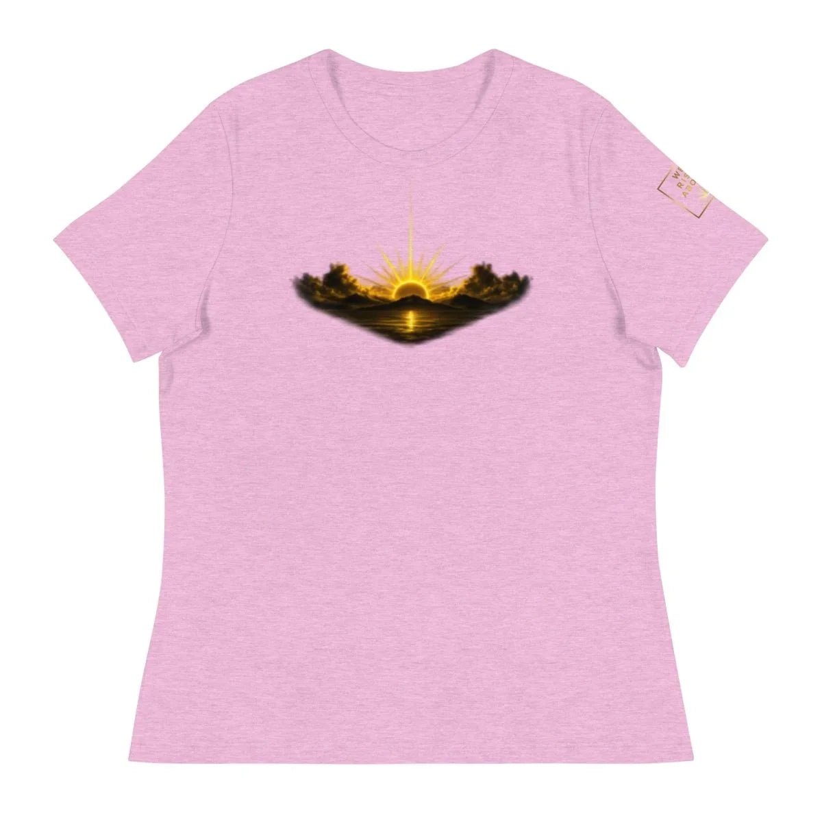 Rise Up Sunshine Women's Tee | Positive Graphic T-Shirt - We Rise Above