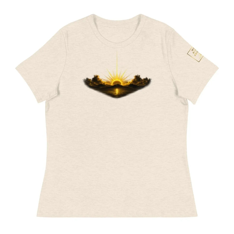 Rise Up Sunshine Women's Tee | Positive Graphic T-Shirt - We Rise Above