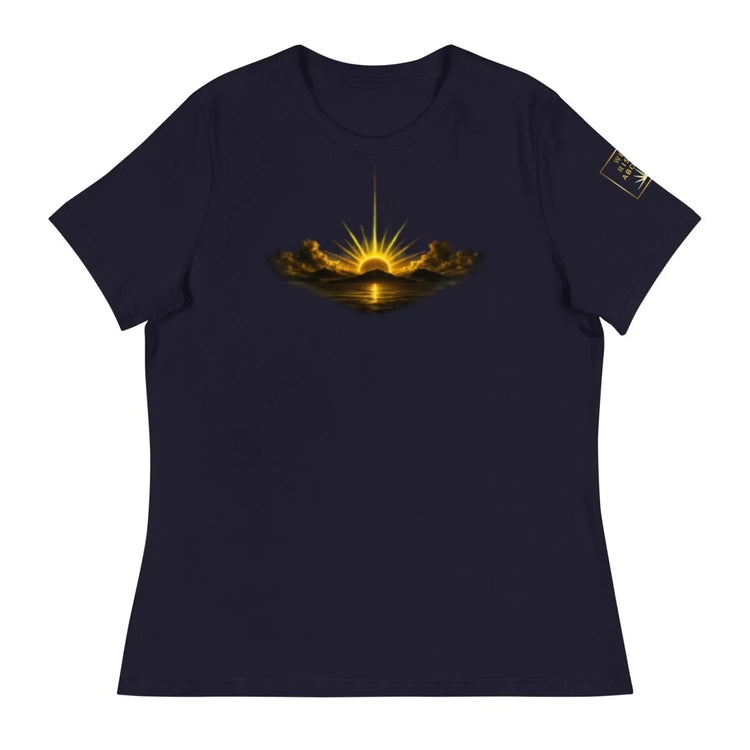 Rise Up Sunshine Women's Tee | Positive Graphic T-Shirt - We Rise Above