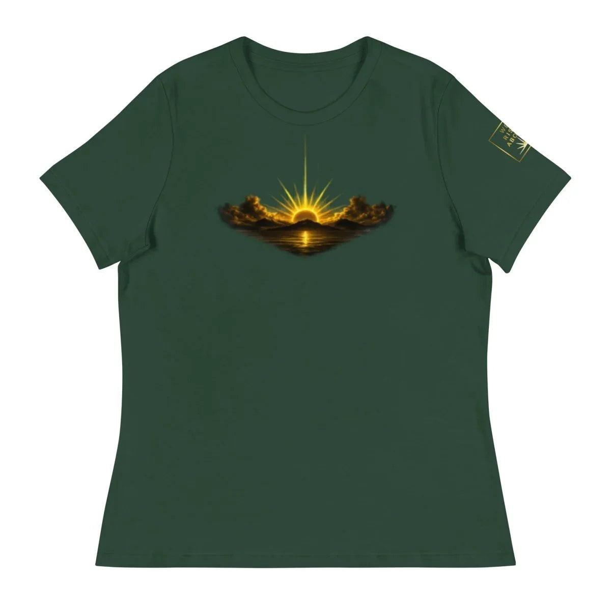 Rise Up Sunshine Women's Tee | Positive Graphic T-Shirt - We Rise Above