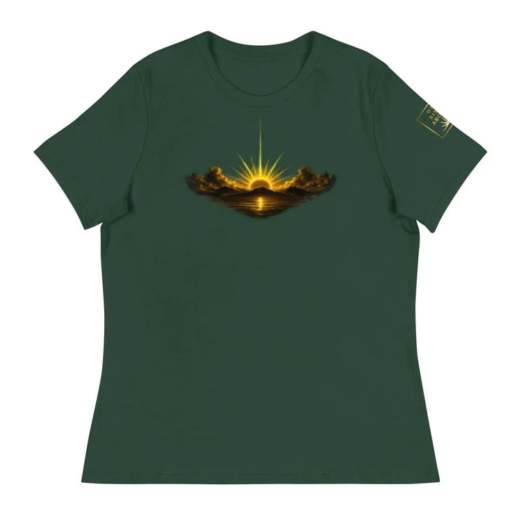 Rise Up Sunshine Women's Tee | Positive Graphic T-Shirt - We Rise Above