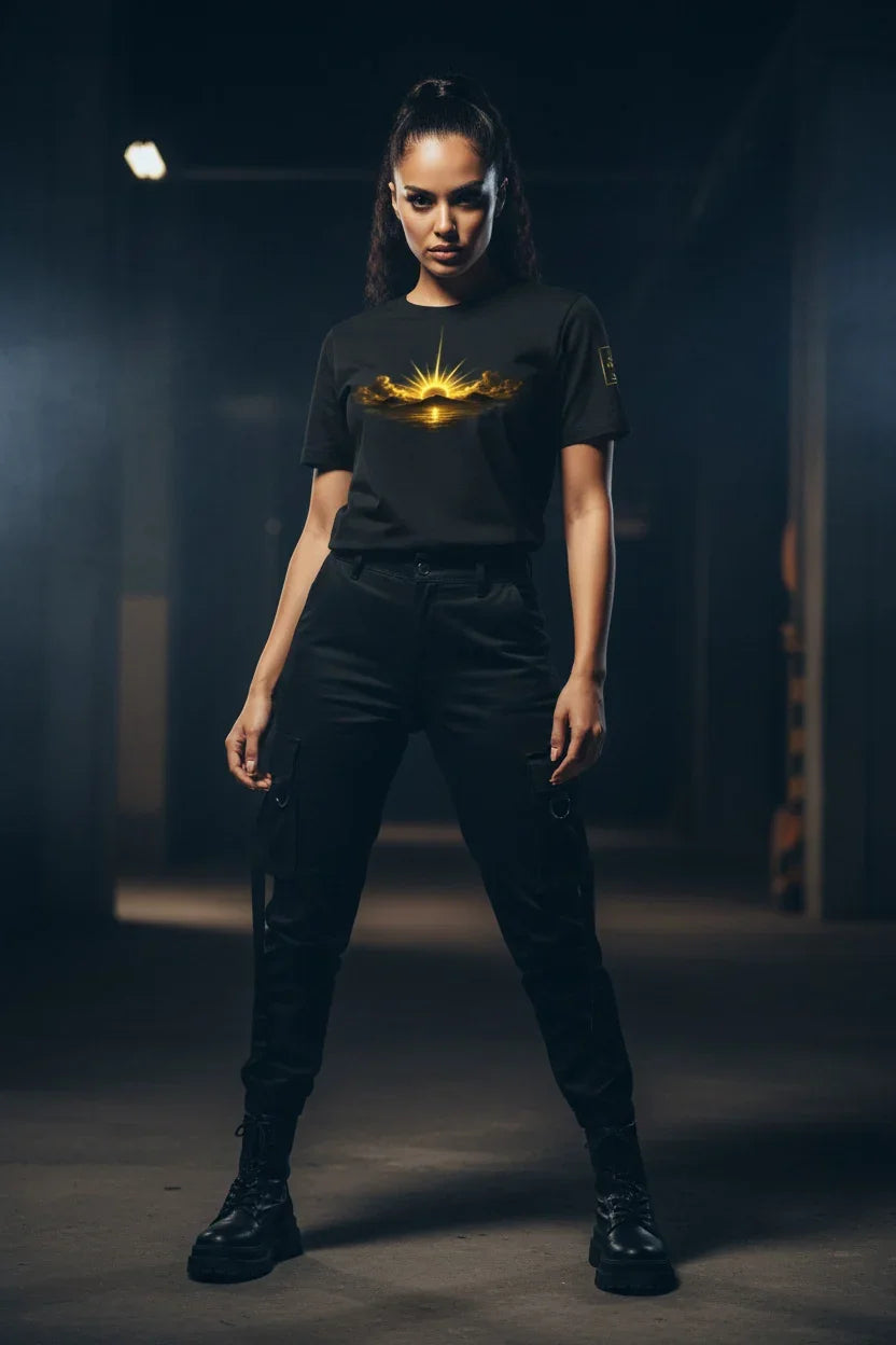 Rise Up Sunshine Women's Tee | Positive Graphic T-Shirt - We Rise Above