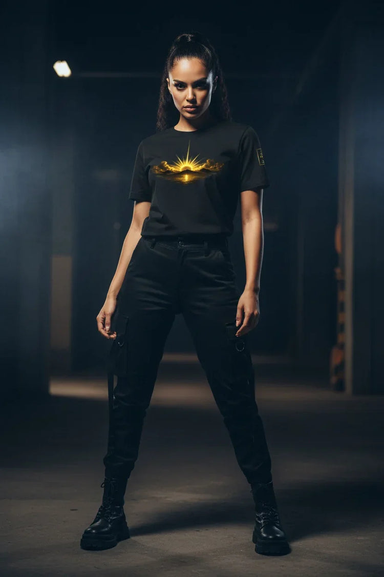 Rise Up Sunshine Women's Tee | Positive Graphic T-Shirt - We Rise Above