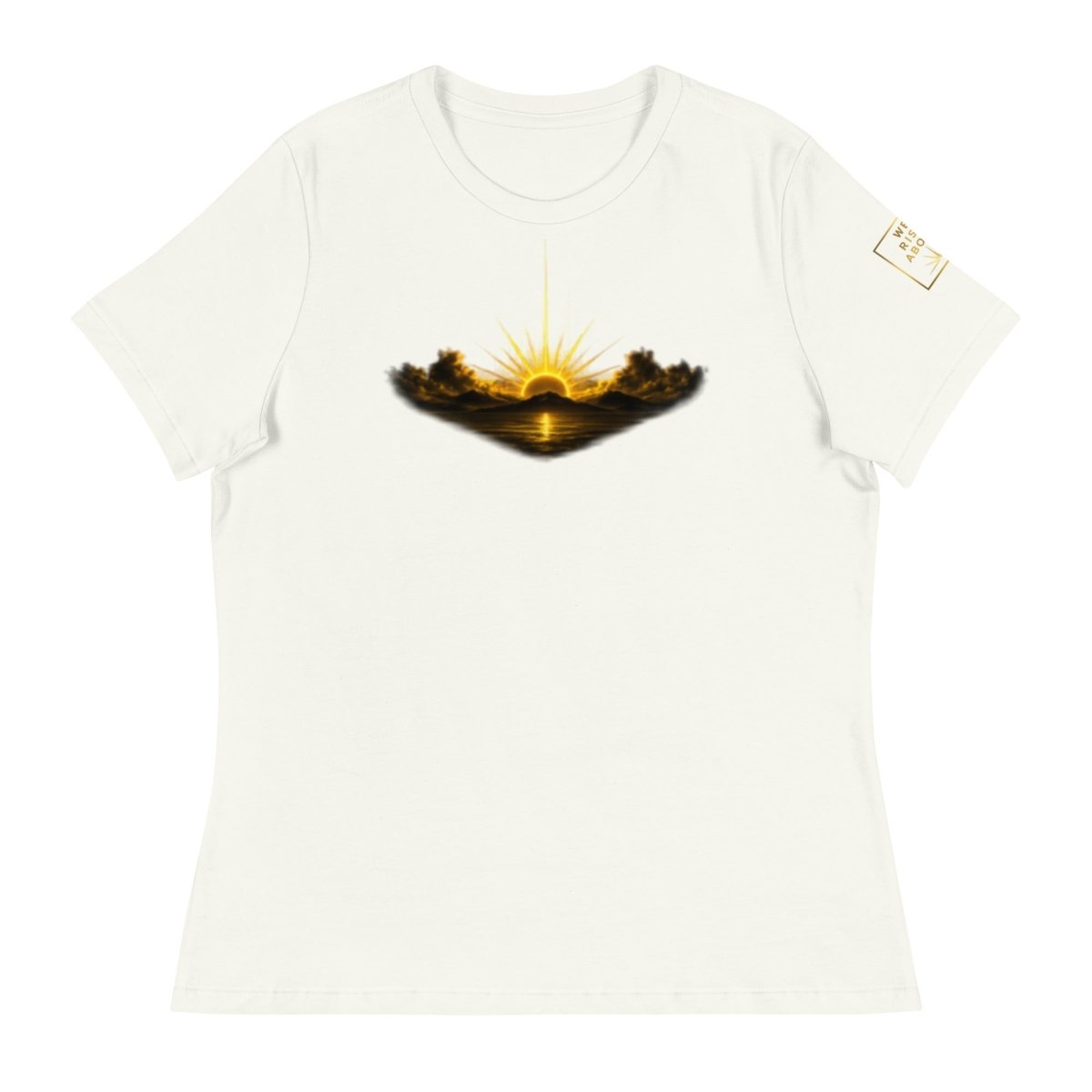 Rise Up Sunshine Women's Tee | Positive Graphic T-Shirt - We Rise Above