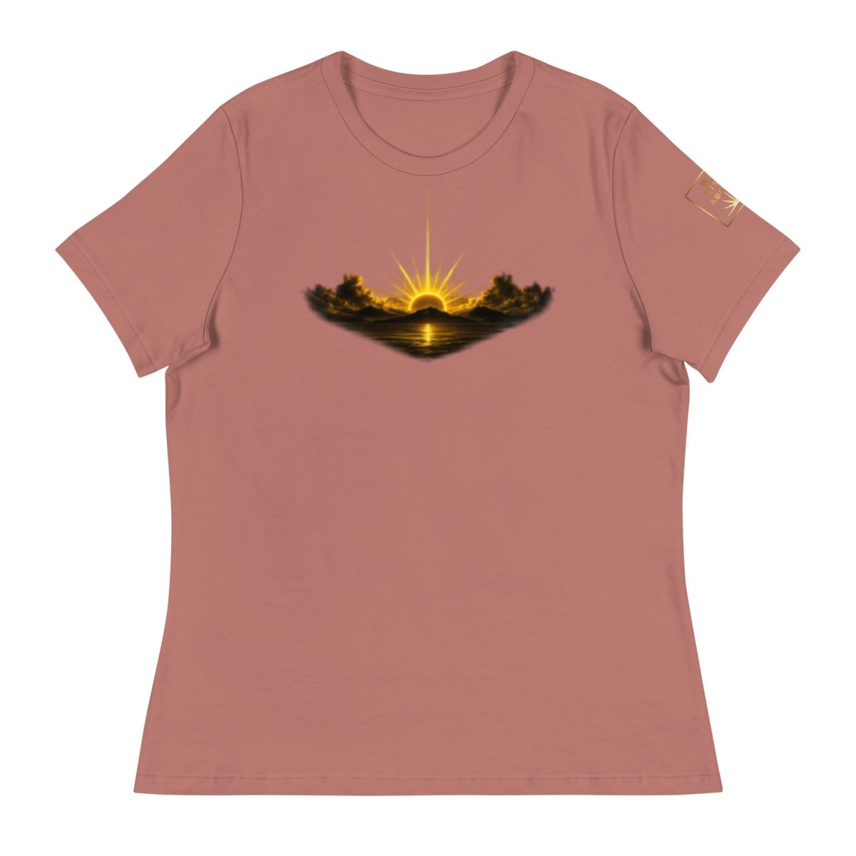Rise Up Sunshine Women's Tee | Positive Graphic T-Shirt - PREZZUREVERSE