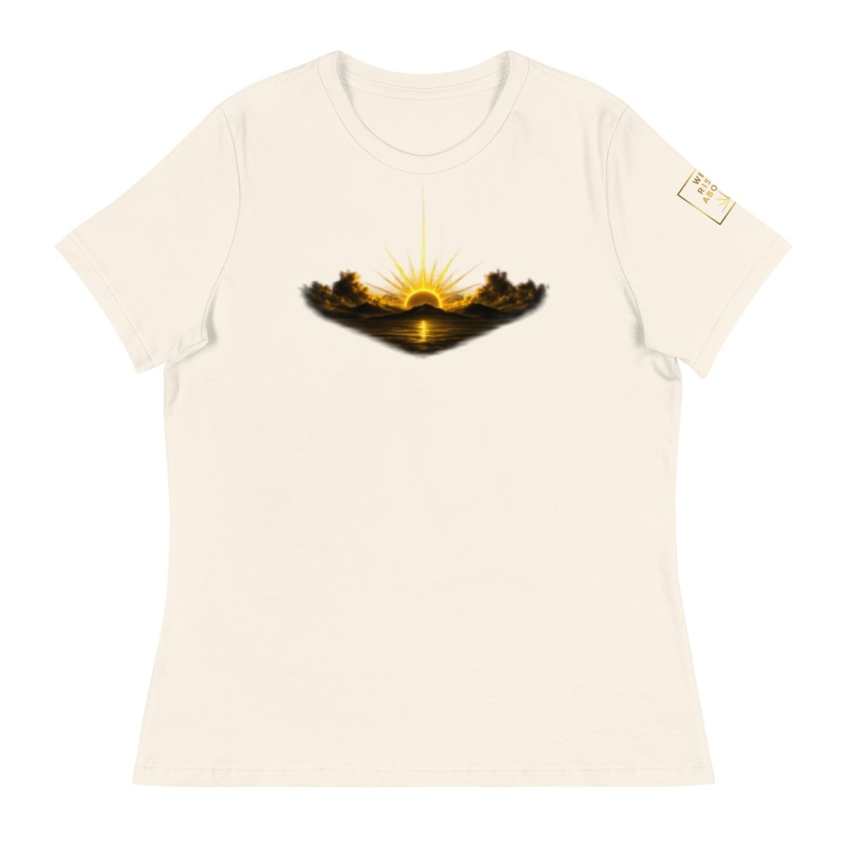 Rise Up Sunshine Women's Tee | Positive Graphic T-Shirt - PREZZUREVERSE
