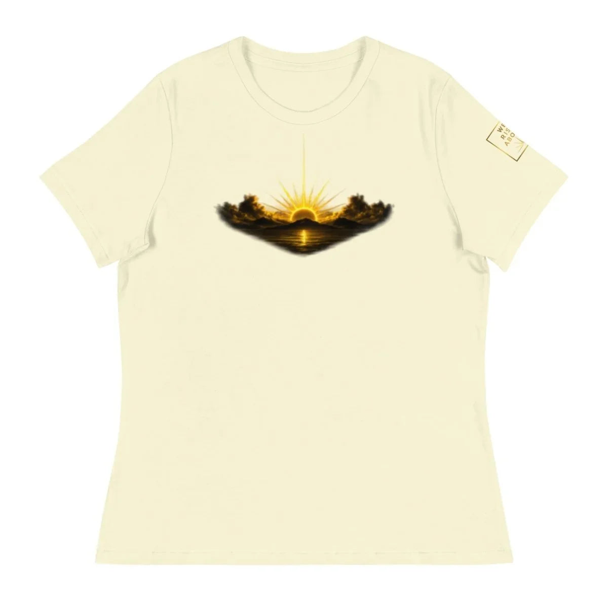 Rise Up Sunshine Women's Tee | Positive Graphic T-Shirt - We Rise Above