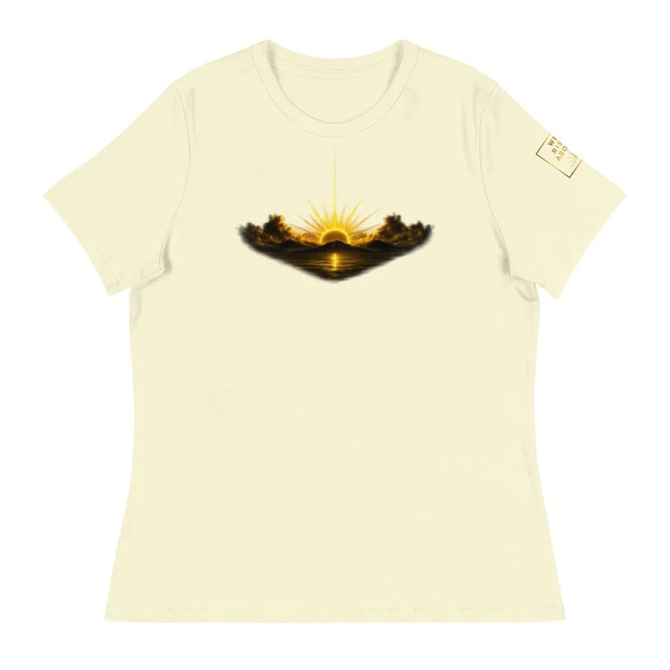 Rise Up Sunshine Women's Tee | Positive Graphic T-Shirt - We Rise Above