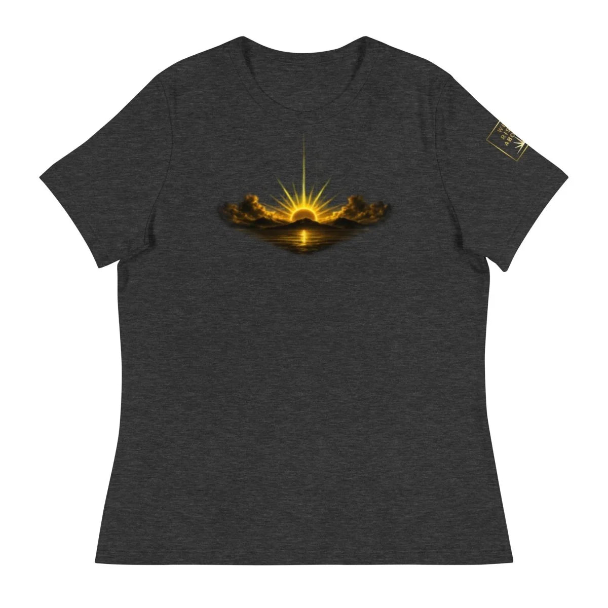 Rise Up Sunshine Women's Tee | Positive Graphic T-Shirt - We Rise Above