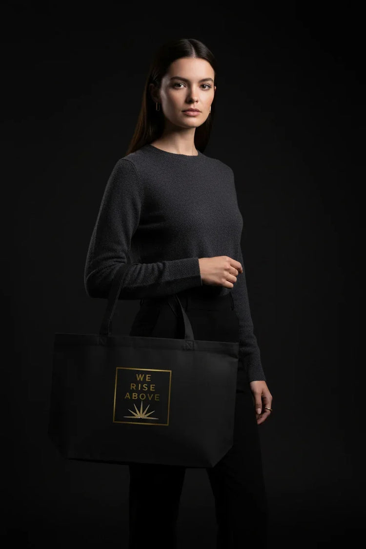 Rise Up Tote Bag | Premium Reusable Carryall - We Rise Above