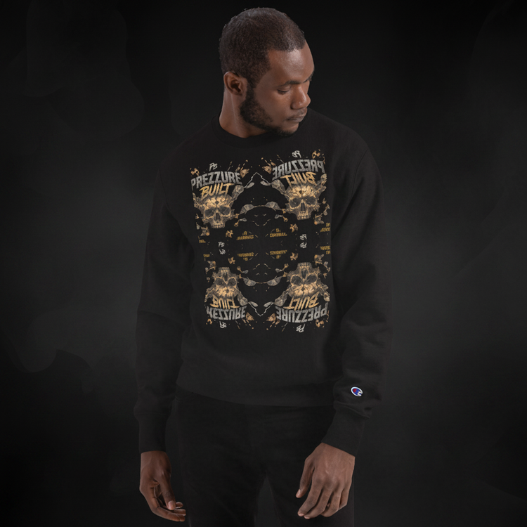 Skullz Champion Heavyweight Crewneck - We Rise Above