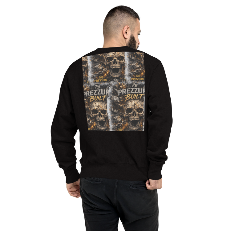 Skullz Champion Sweatshirt | Heavyweight Fleece Pullover - We Rise Above
