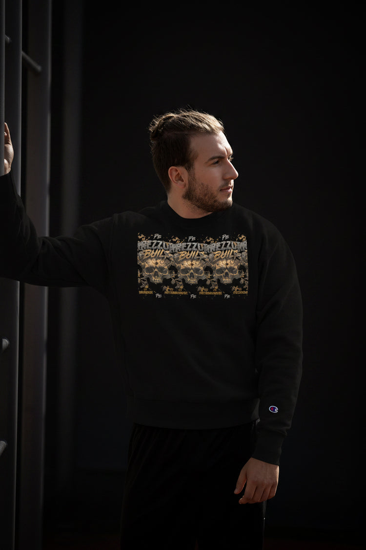 Skullz Champion Sweatshirt | Heavyweight Fleece Pullover - We Rise Above
