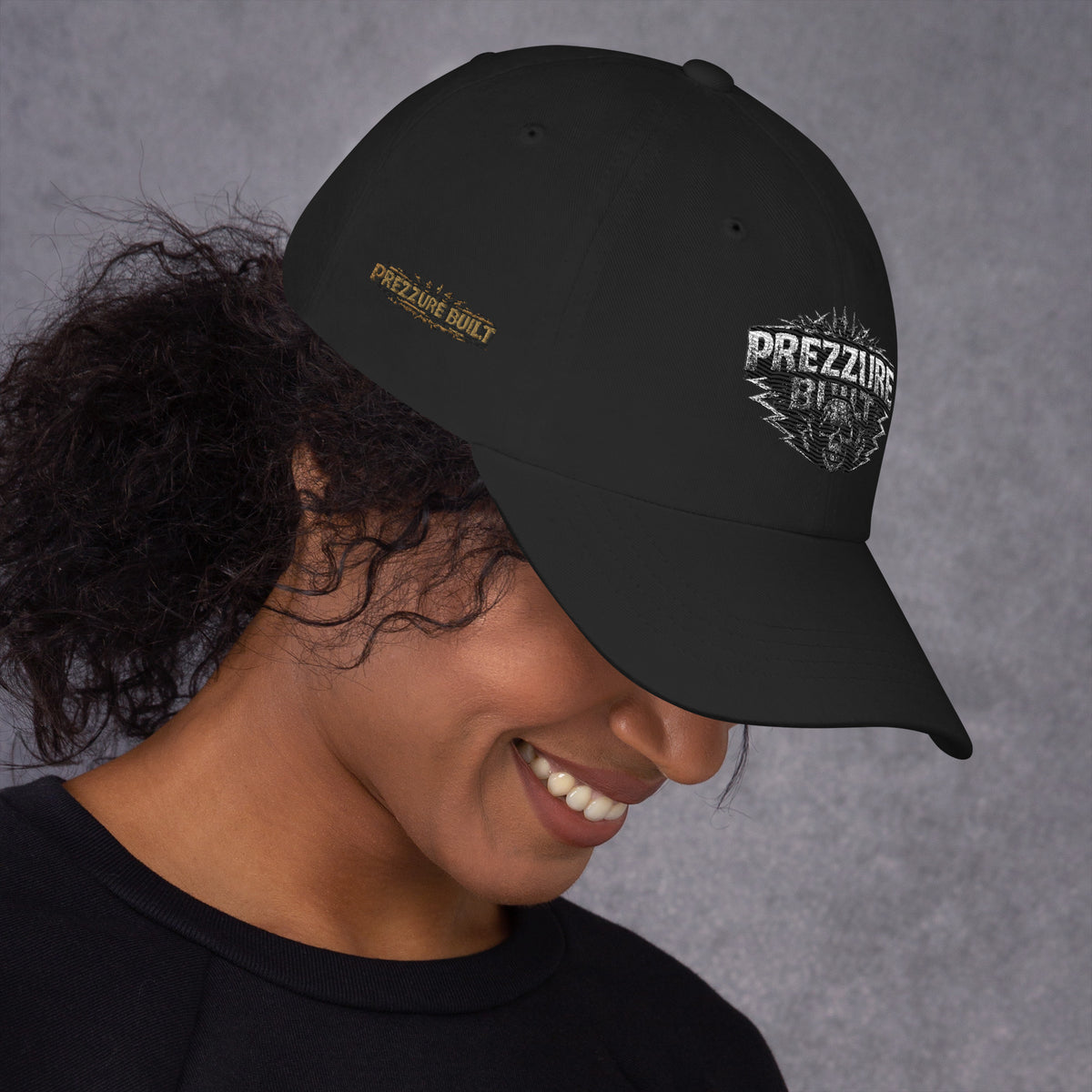 Skullz Dad Hat | PREZZURE BUILT Embroidered Cap - We Rise Above
