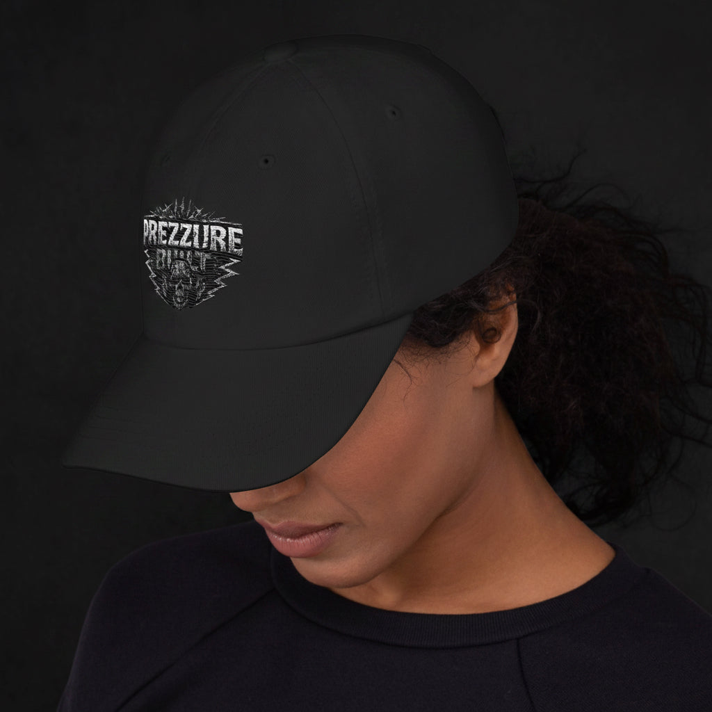 Skullz Dad Hat | PREZZURE BUILT Embroidered Cap - We Rise Above