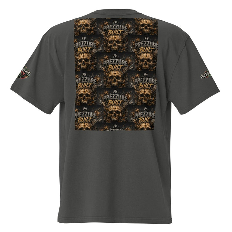 Skullz Oversized Faded T-Shirt | Premium Skull Graphic Tee - We Rise Above