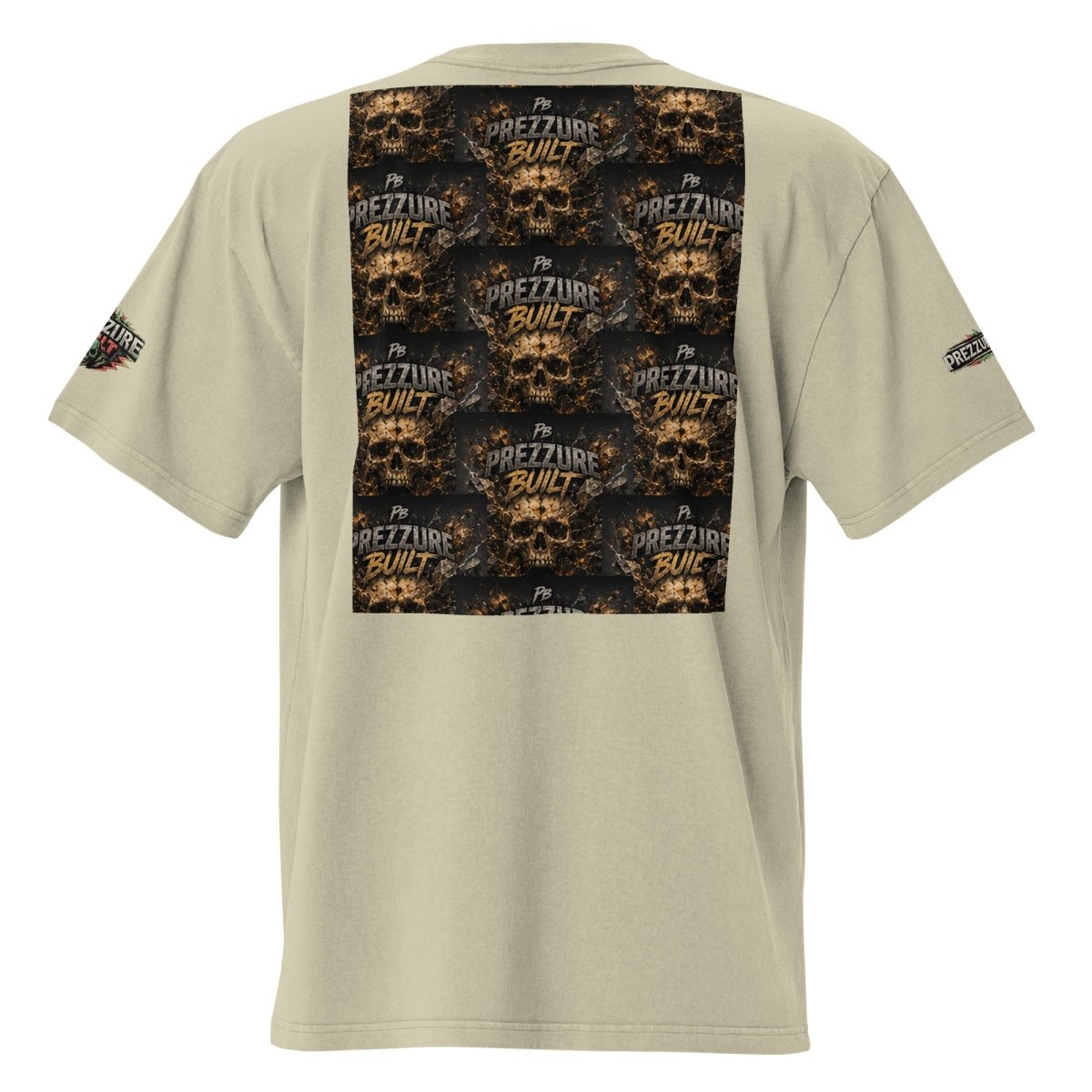 Skullz Oversized Faded T-Shirt | Premium Skull Graphic Tee - We Rise Above