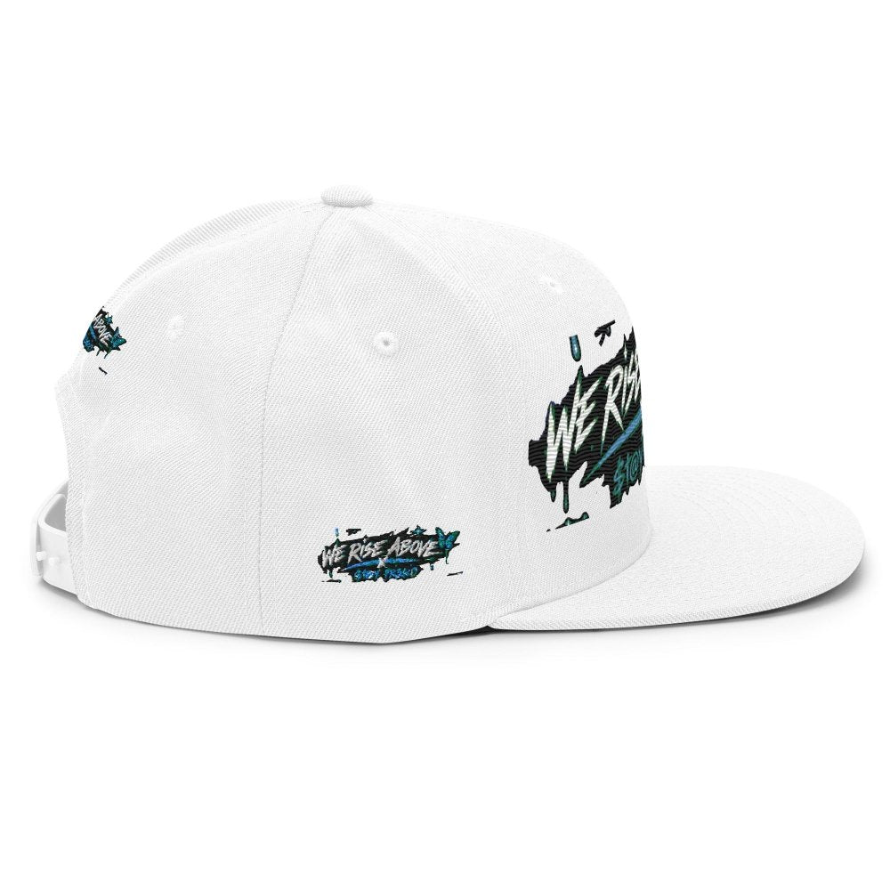 STAY FRESCO | Flat Brim Snapback Hat with Adjustable Fit - We Rise Above