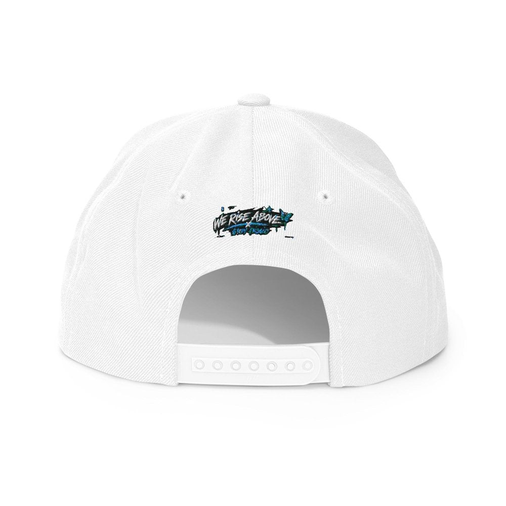 STAY FRESCO | Flat Brim Snapback Hat with Adjustable Fit - We Rise Above