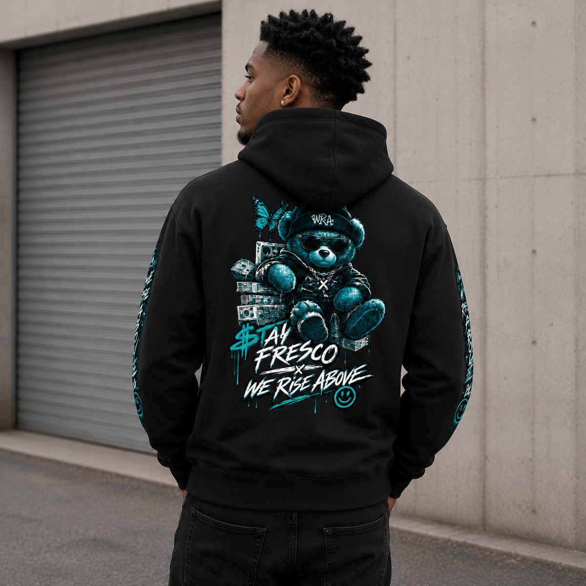 STAY FRESCO Champion Pullover Hoodie | Premium Streetwear - We Rise Above