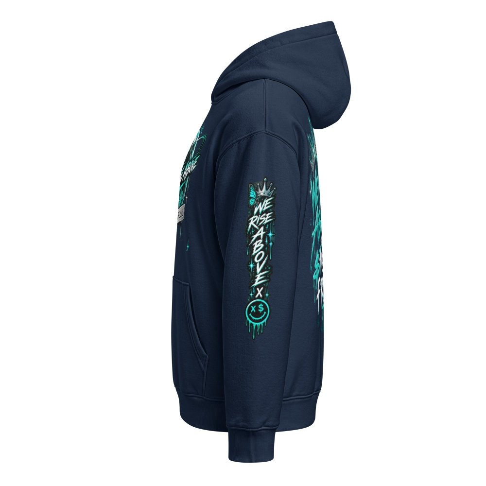 STAY FRESCO Oversized Heavyweight Hoodie - We Rise Above