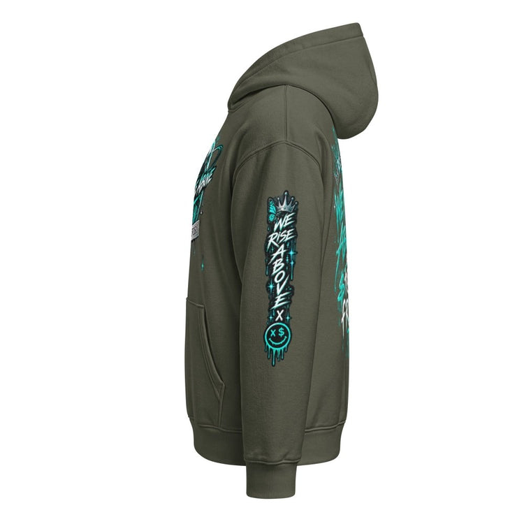 STAY FRESCO Oversized Heavyweight Hoodie - We Rise Above