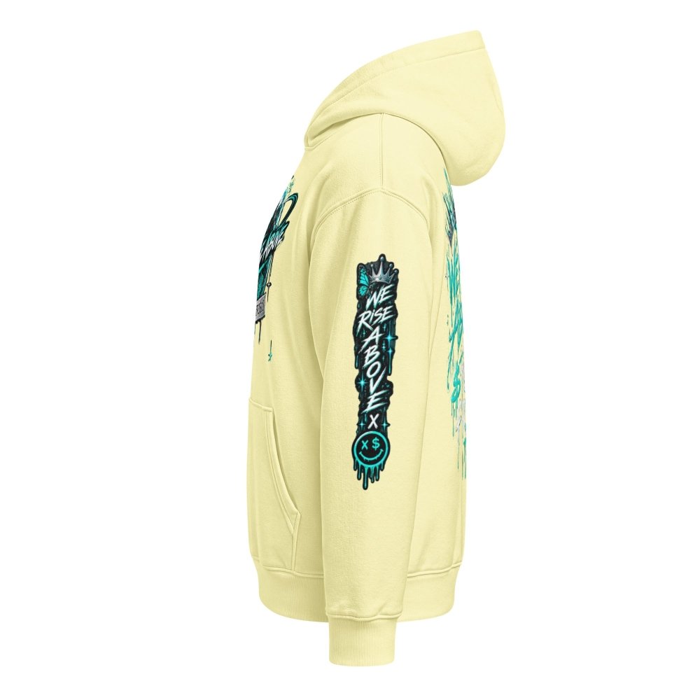 STAY FRESCO Oversized Heavyweight Hoodie - We Rise Above