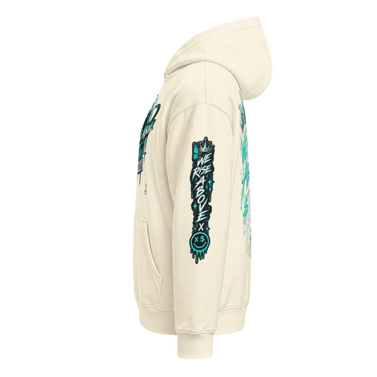 STAY FRESCO Oversized Heavyweight Hoodie - We Rise Above