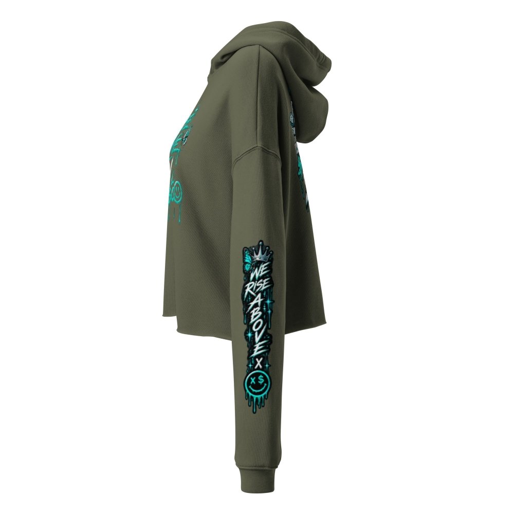 STAY FRESCO | Premium Streetwear Crop Hoodie - We Rise Above